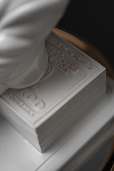 Statuette The Important Taurus with Gold