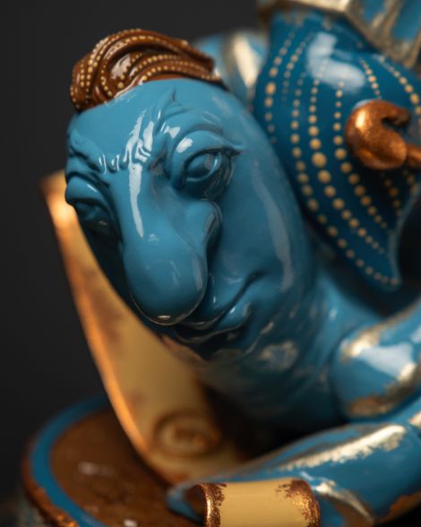 Statuette Scorpio - Blue Masquerade