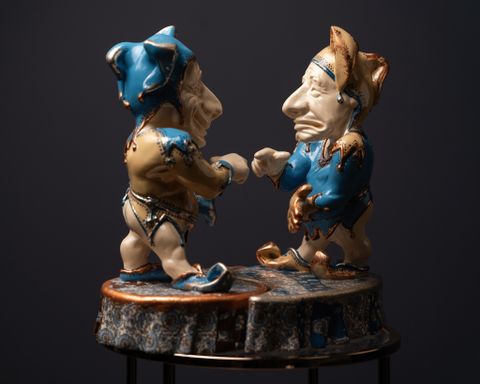 Statuette Gemini – Blue Masquerade