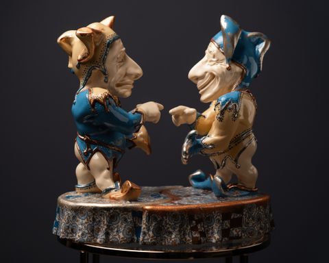 Statuette Gemini – Blue Masquerade