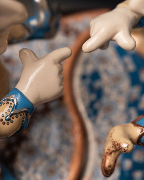 Statuette Gemini – Blue Masquerade