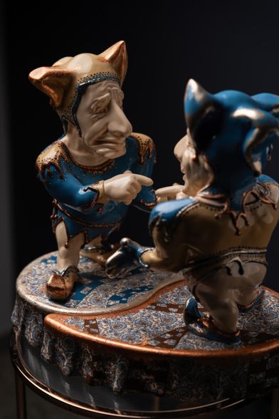 Statuette Gemini – Blue Masquerade