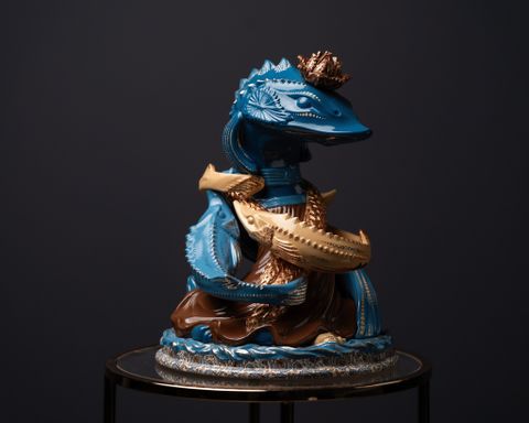 Statuette Pisces – Blue Masquerade