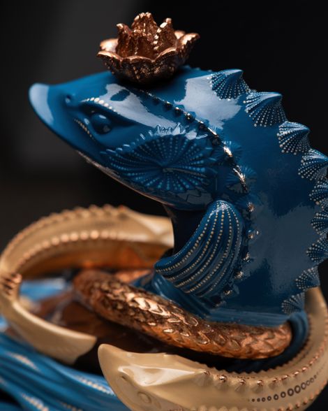 Statuette Pisces – Blue Masquerade