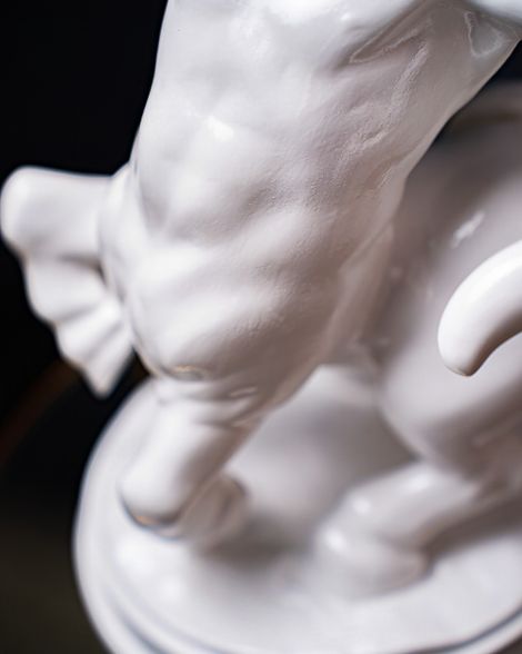 White Statuette Sagittarius