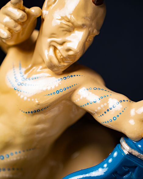 Statoette Sagittarius Blue Masquerade