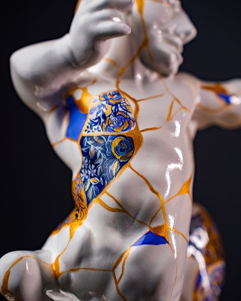 Statuette Sagittarius — Zodiac Kintsugi
