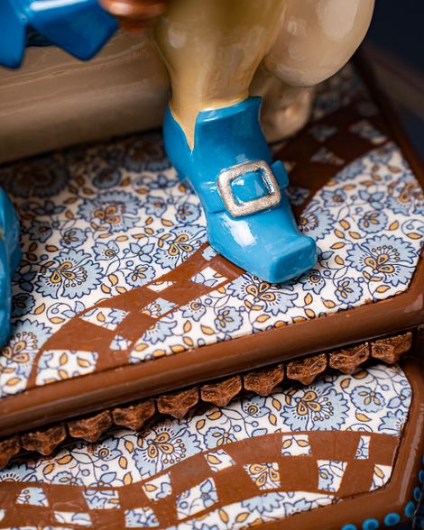 Statuette Leo – Blue Masquerade