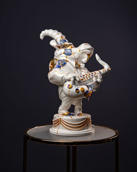 Statuette Capricorn – Zodiac Kintsugi