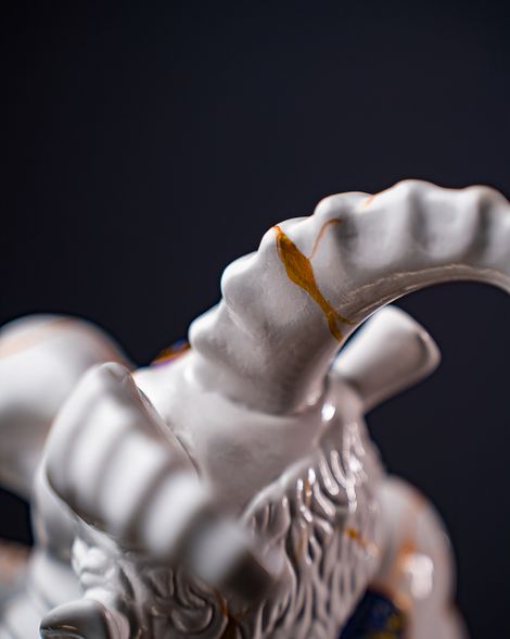 Statuette Capricorn – Zodiac Kintsugi