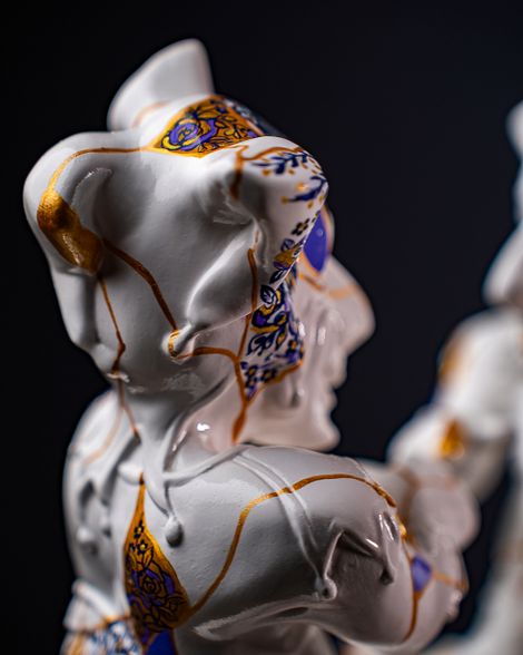 Statuette Gemini – Zodiac Kintsugi