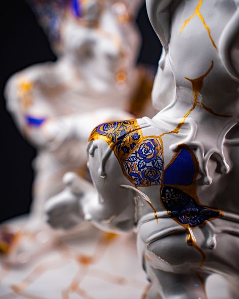 Statuette Gemini – Zodiac Kintsugi