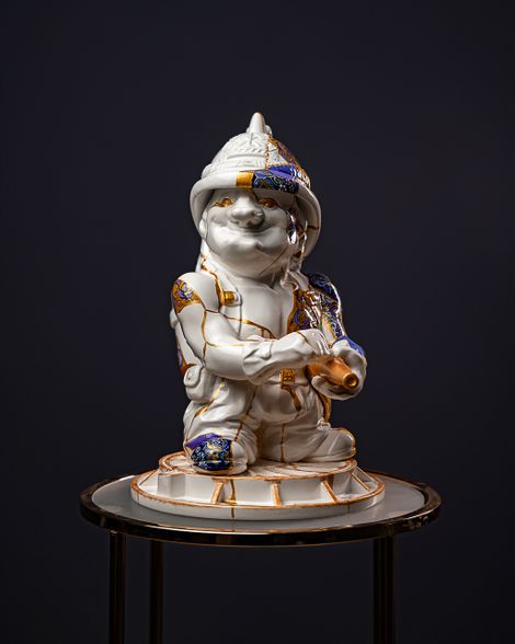 Statuette Aquarius – Zodiac Kintsugi