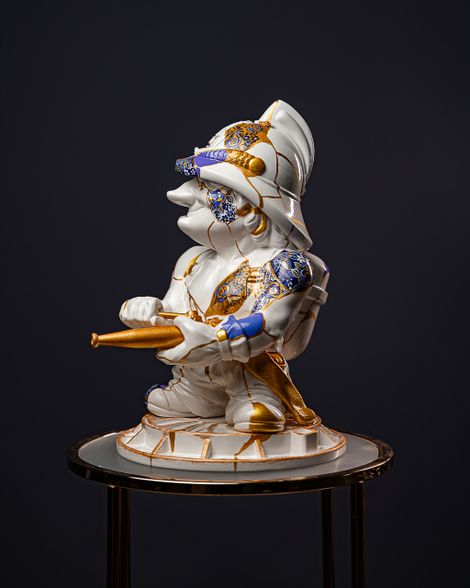 Statuette Aquarius – Zodiac Kintsugi