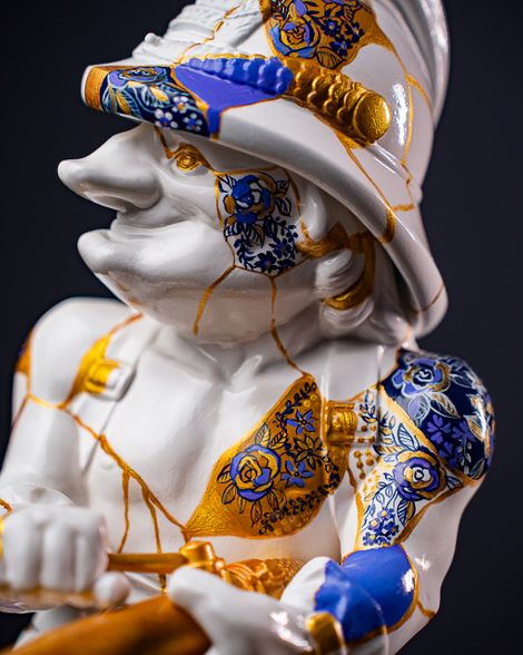 Statuette Aquarius – Zodiac Kintsugi