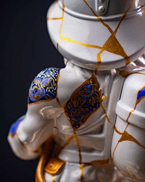 Statuette Aquarius – Zodiac Kintsugi