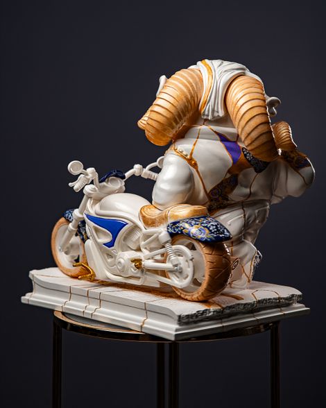 Statuette Aries – Zodiac Kintsugi