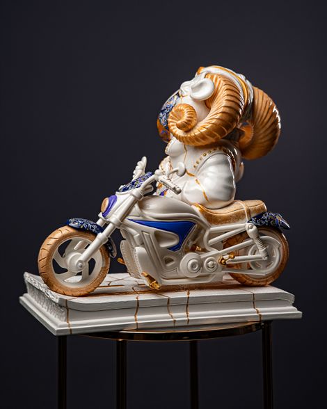 Statuette Aries – Zodiac Kintsugi