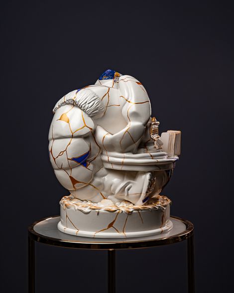 Statuette Cancer – Zodiac Kintsugi