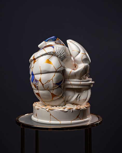 Statuette Cancer – Zodiac Kintsugi