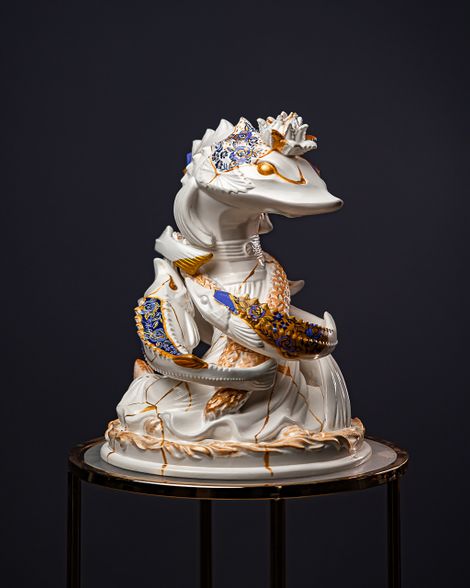 Statuette Pisces – Zodiac Kintsugi