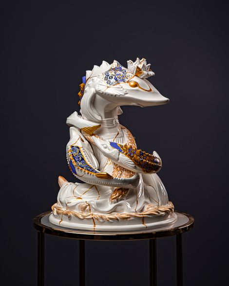 Statuette Pisces – Zodiac Kintsugi