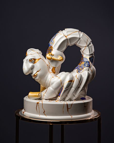 Statuette Scorpio – Zodiac Kintsugi