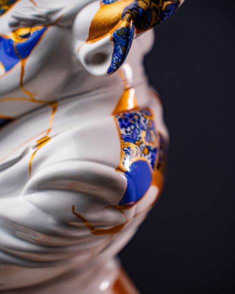 Statuette Taurus – Zodiac Kintsugi