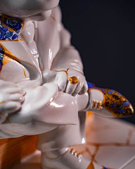 Statuette Taurus – Zodiac Kintsugi