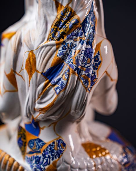 Statuette Virgo – Zodiac Kintsugi