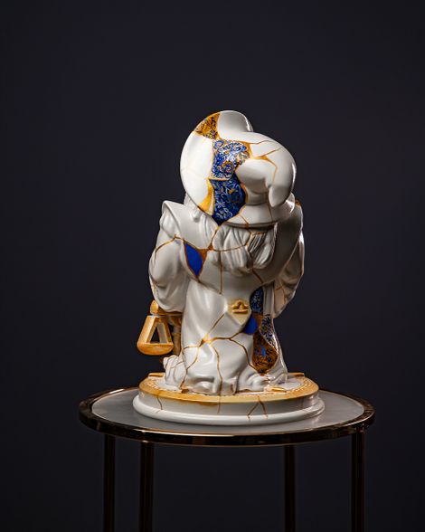 Statuette Libra – Zodiac Kintsugi
