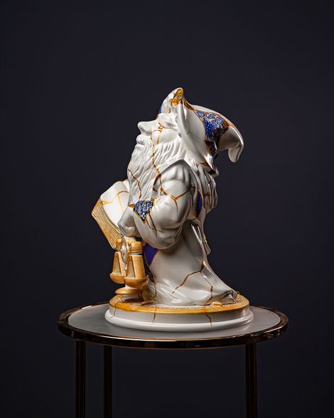 Statuette Libra – Zodiac Kintsugi