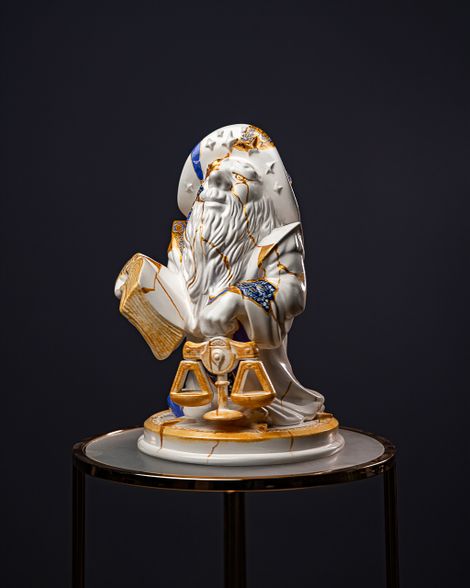 Statuette Libra – Zodiac Kintsugi