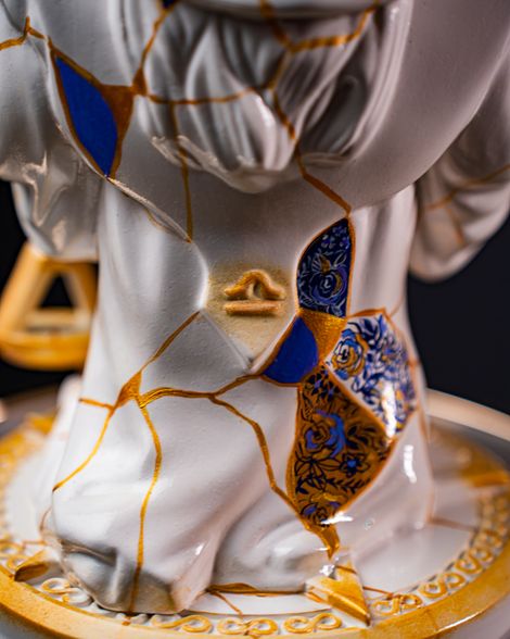 Statuette Libra – Zodiac Kintsugi