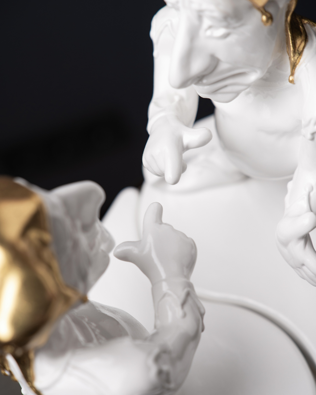 Statuette The Twisted Gemini With Gold