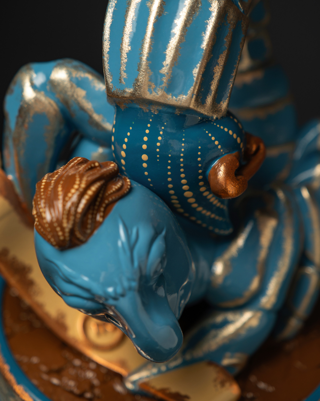 Statuette Scorpio - Blue Masquerade