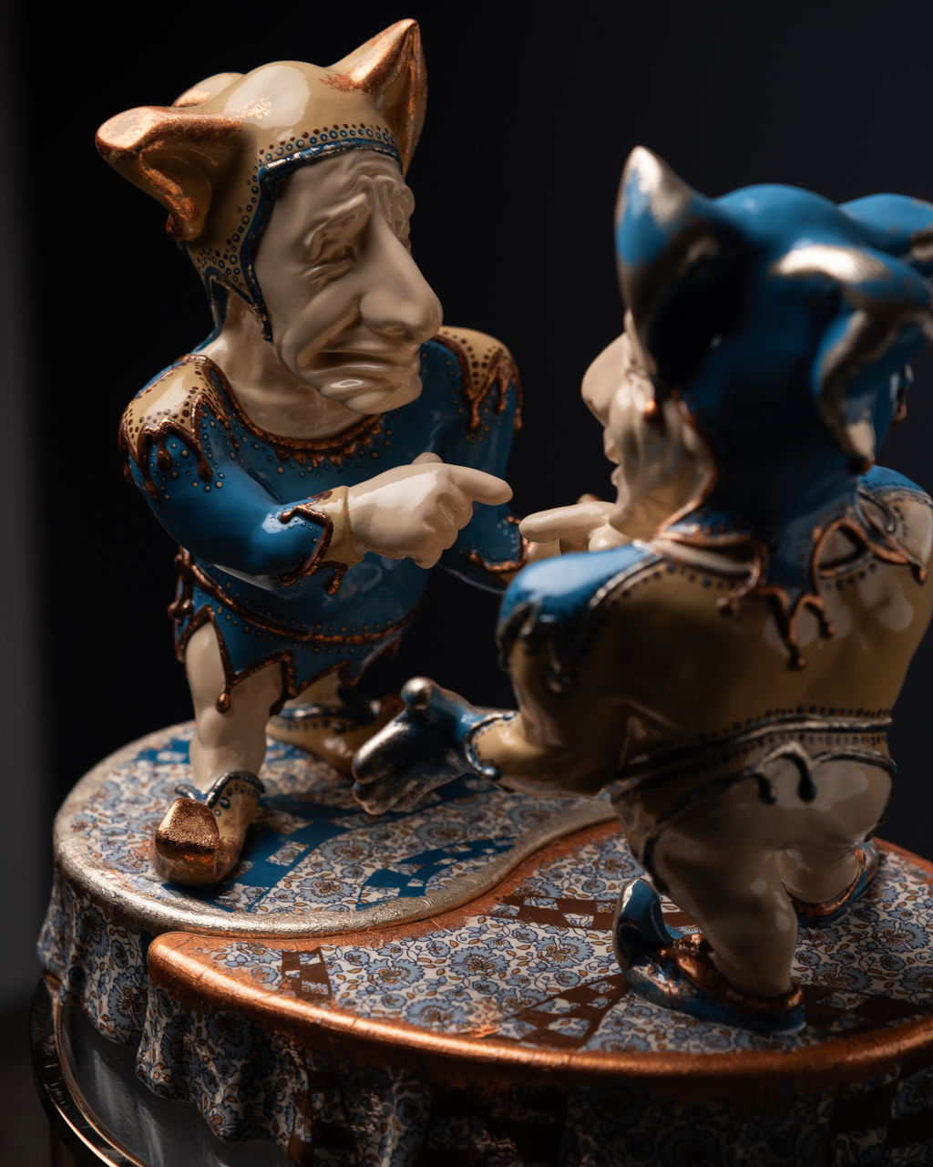 Statuette Gemini – Blue Masquerade