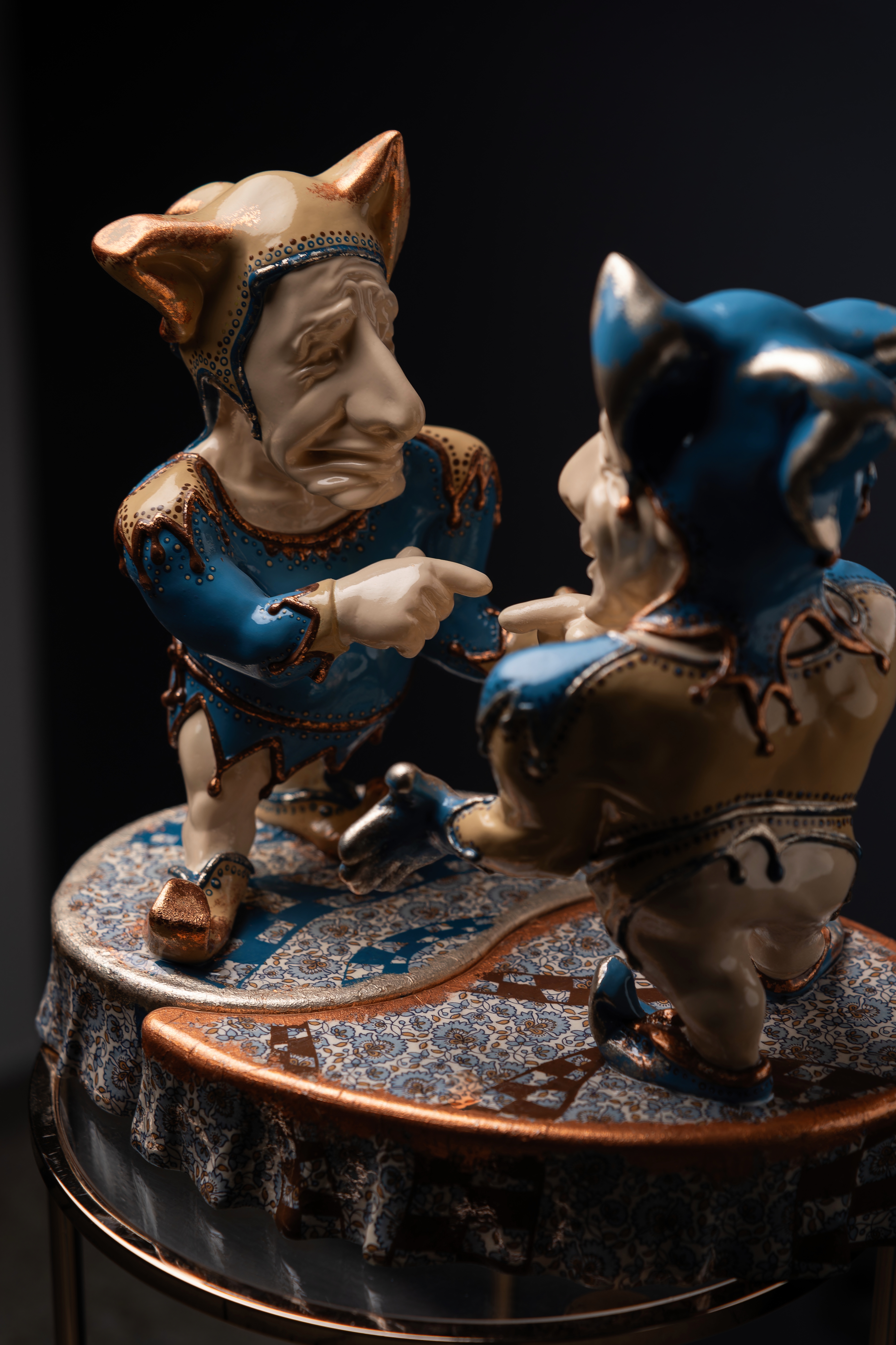 Statuette Gemini – Blue Masquerade