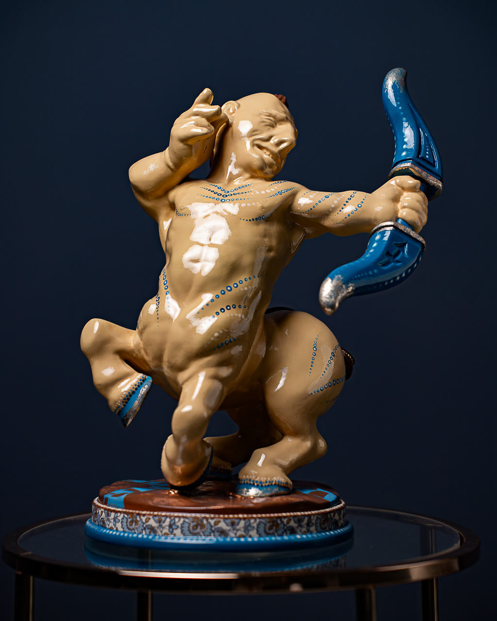 Statoette Sagittarius Blue Masquerade