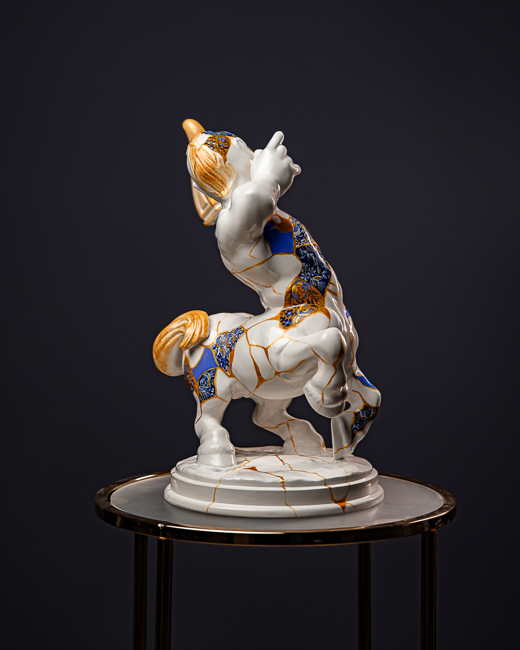 Statuette Sagittarius — Zodiac Kintsugi