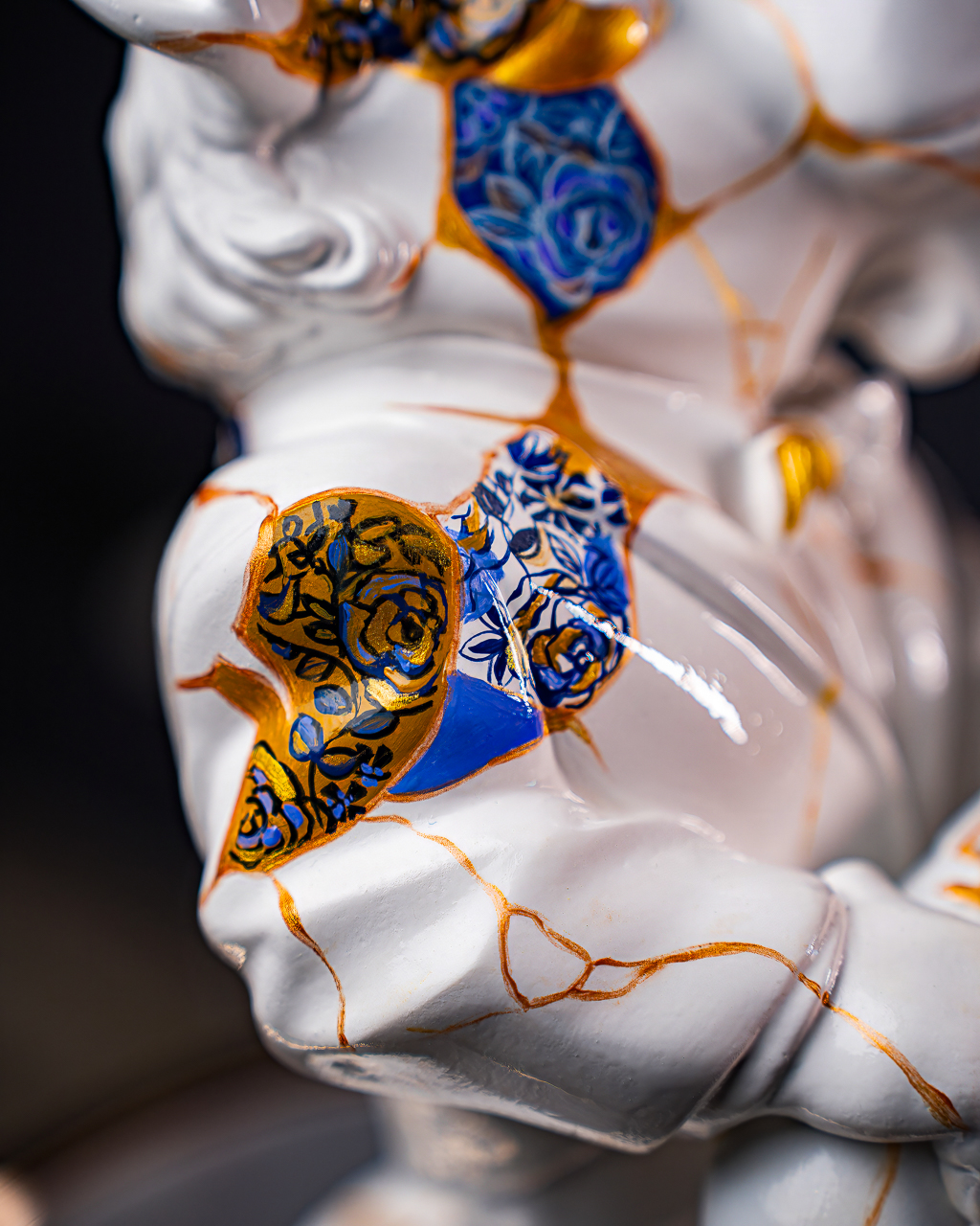 Statuette Capricorn – Zodiac Kintsugi