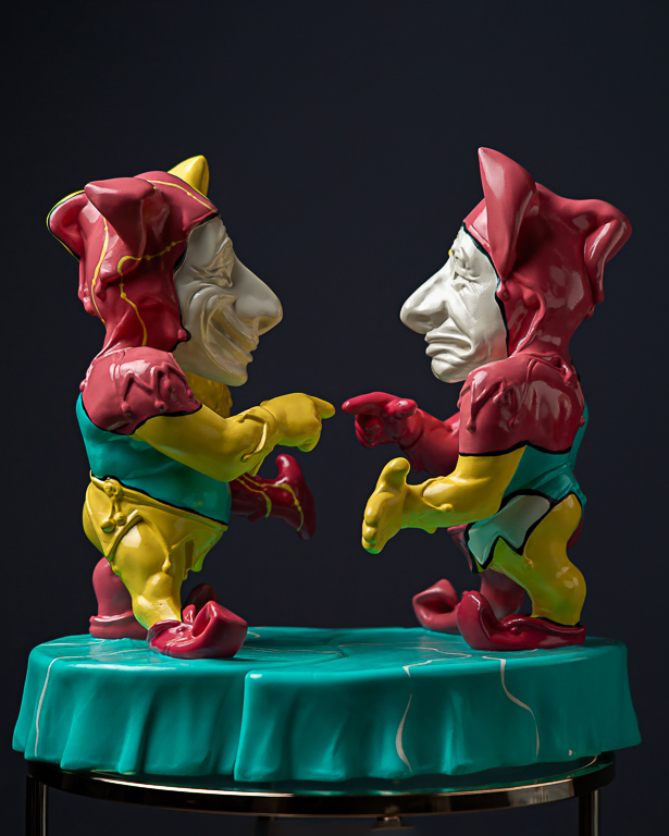 Statuette Gemini – The Fool’s Theatre Zodiac