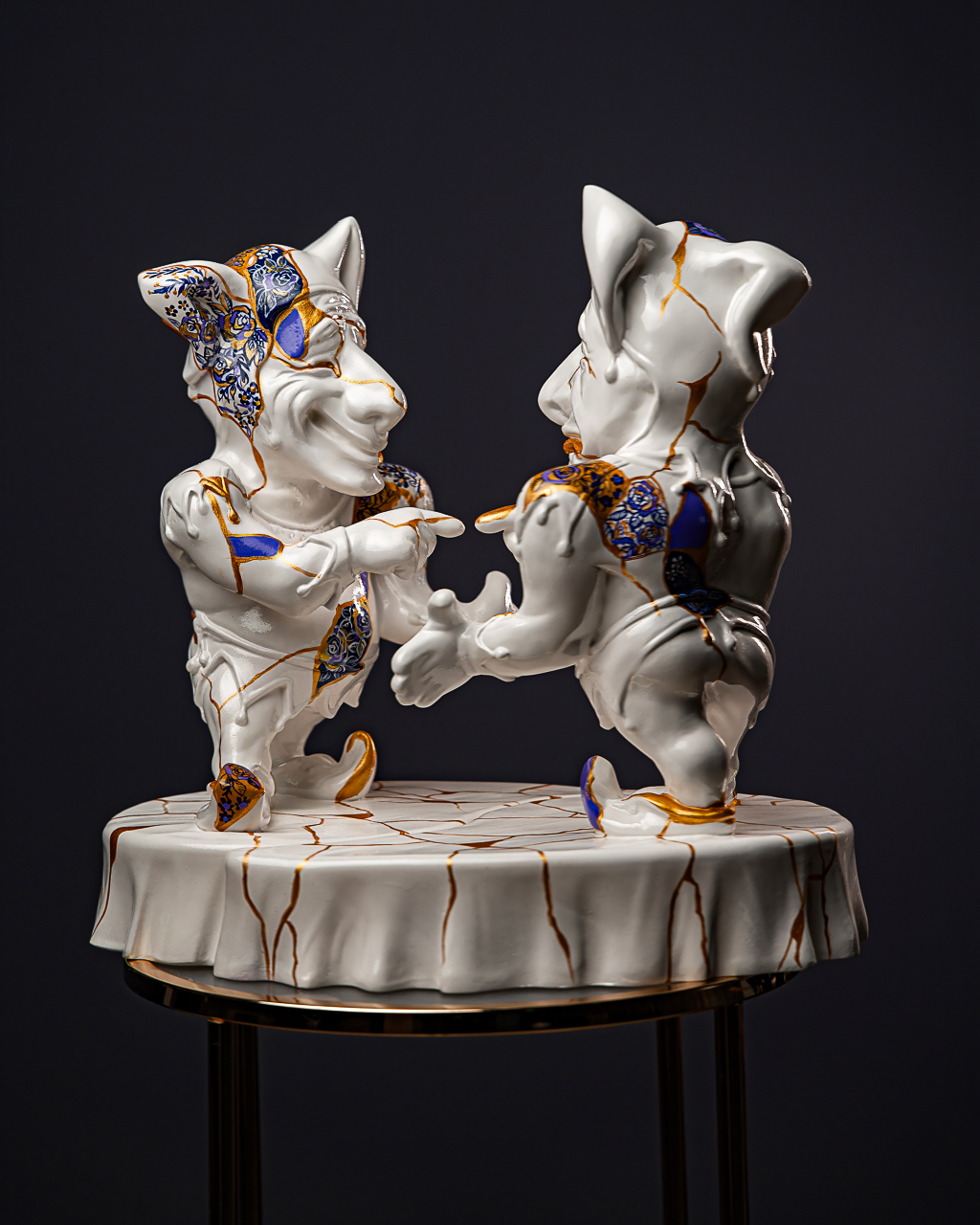 Statuette Gemini – Zodiac Kintsugi