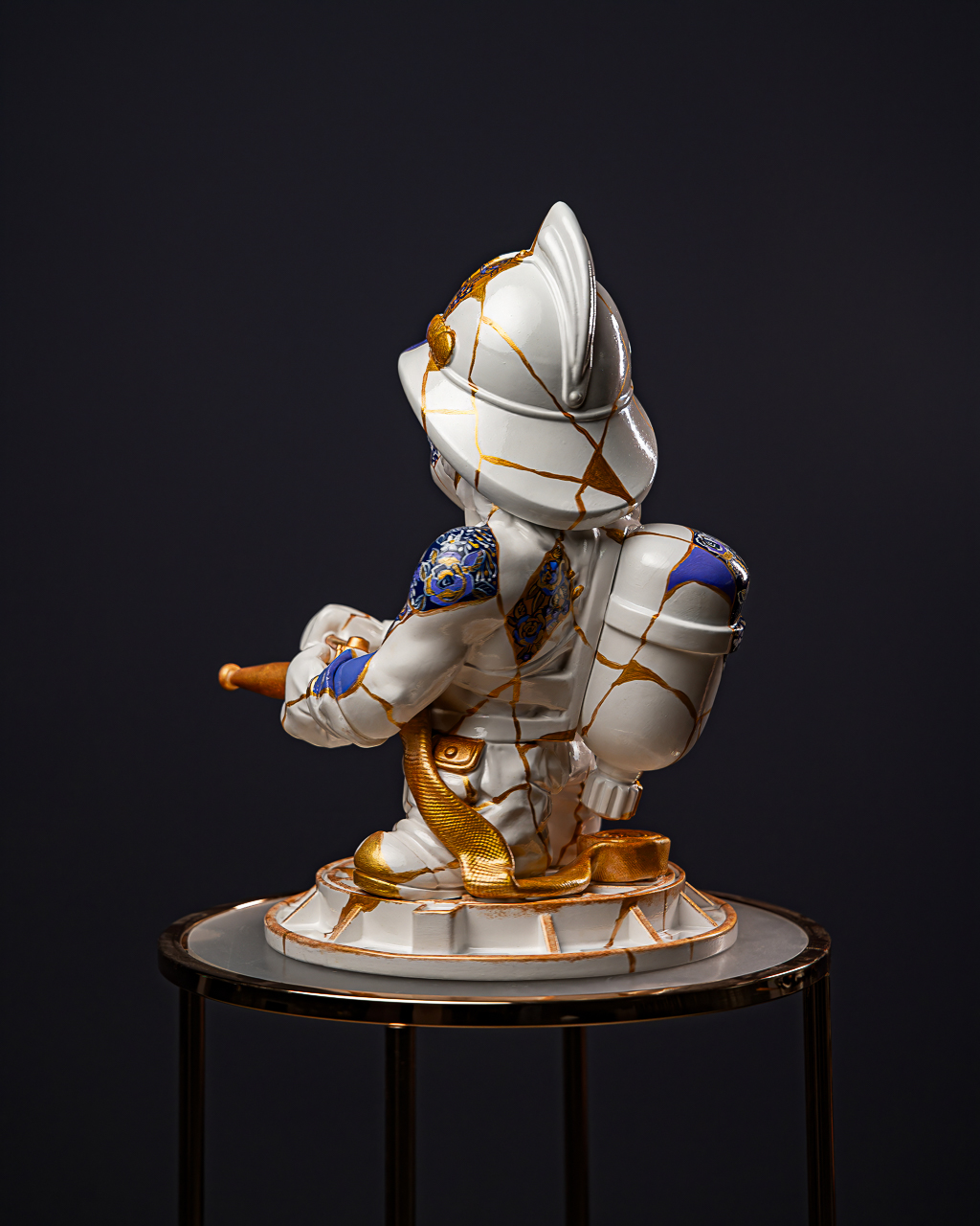 Statuette Aquarius – Zodiac Kintsugi