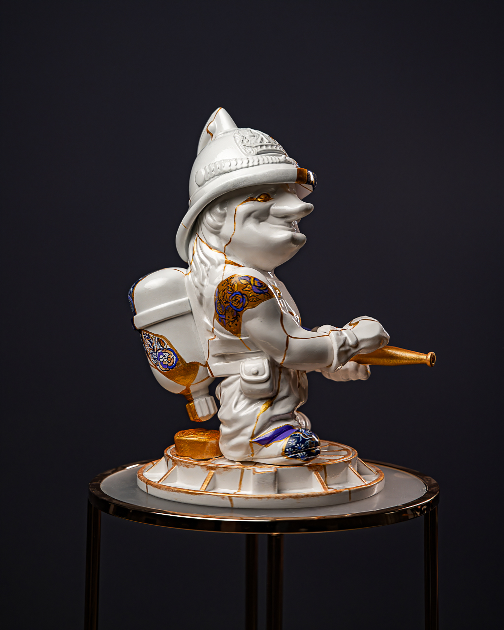 Statuette Aquarius – Zodiac Kintsugi