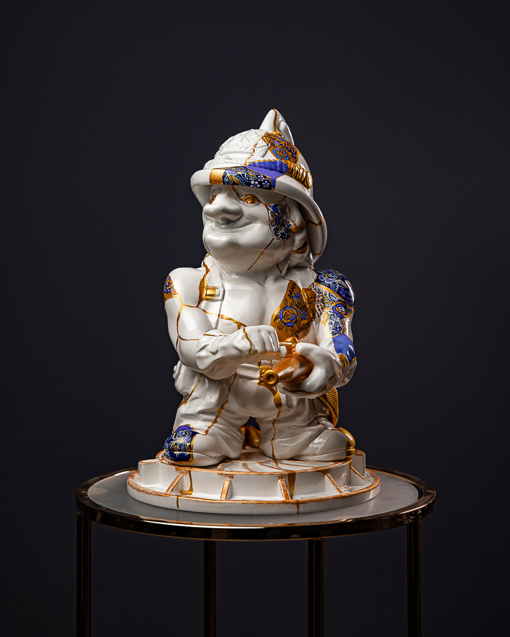Statuette Aquarius – Zodiac Kintsugi