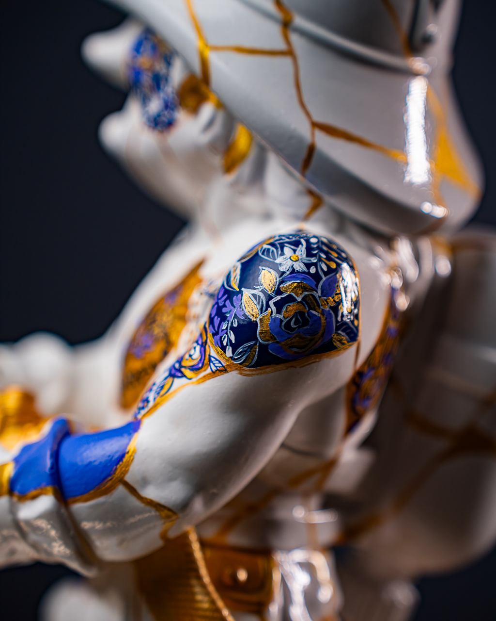 Statuette Aquarius – Zodiac Kintsugi