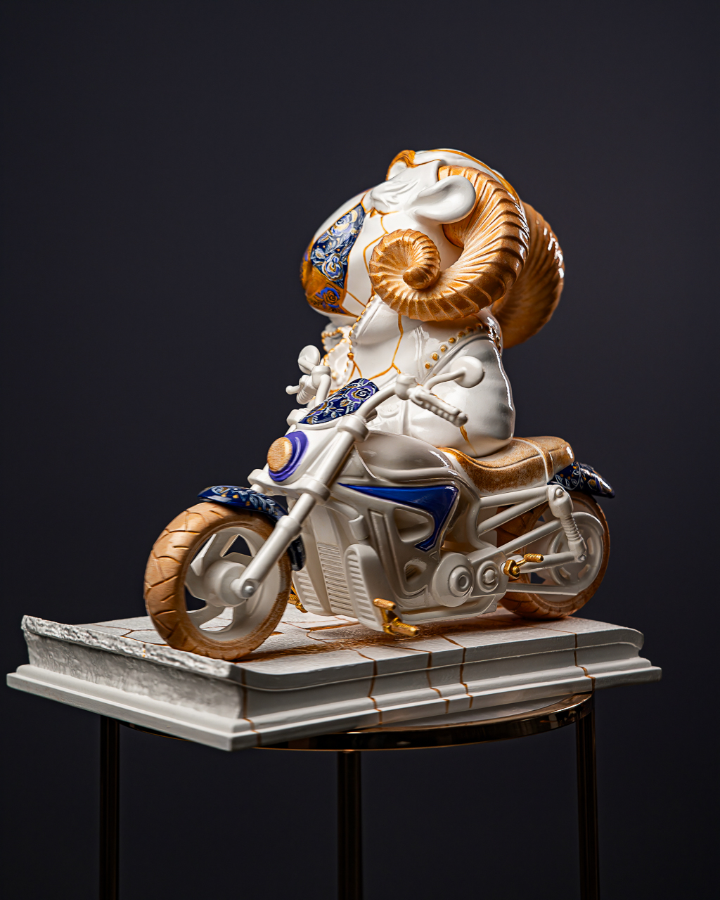 Statuette Aries – Zodiac Kintsugi