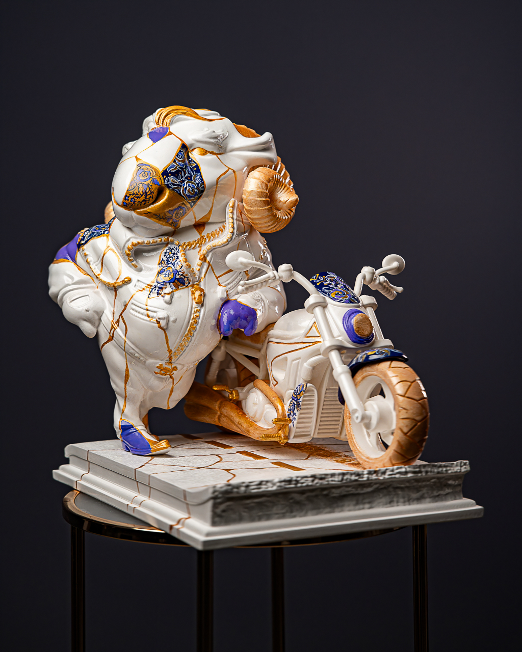 Statuette Aries – Zodiac Kintsugi