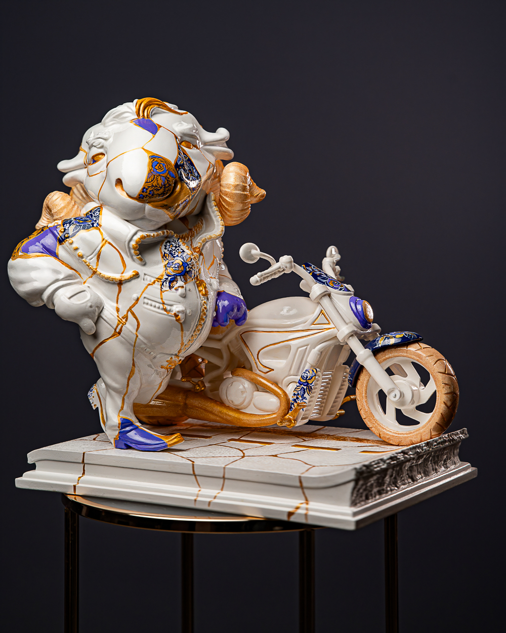 Statuette Aries – Zodiac Kintsugi